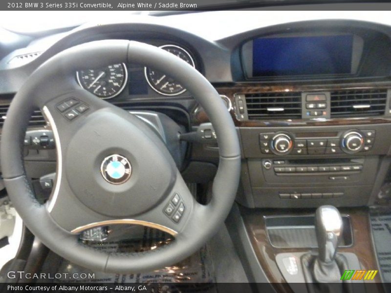 Alpine White / Saddle Brown 2012 BMW 3 Series 335i Convertible