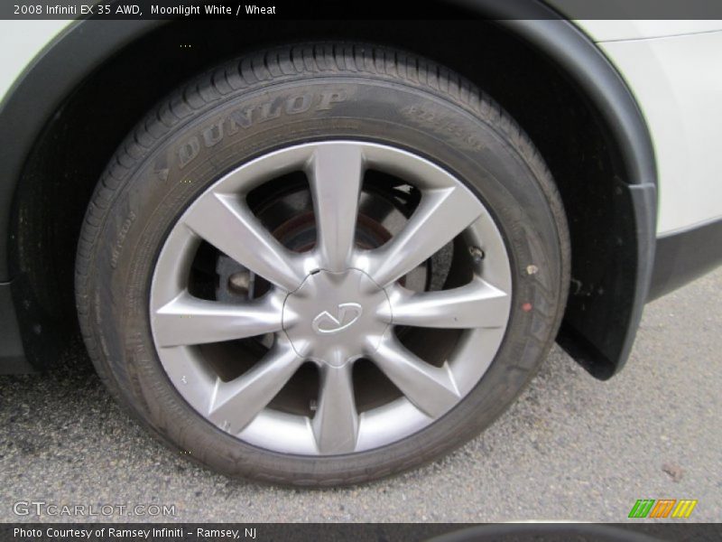 Moonlight White / Wheat 2008 Infiniti EX 35 AWD