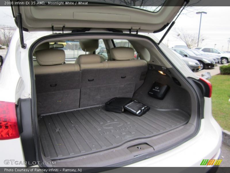 Moonlight White / Wheat 2008 Infiniti EX 35 AWD