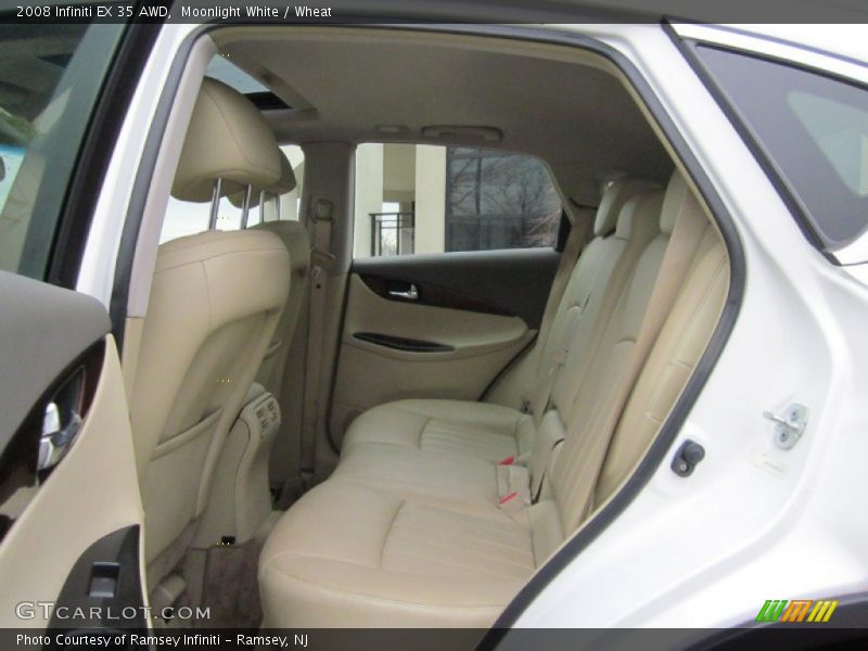 Moonlight White / Wheat 2008 Infiniti EX 35 AWD