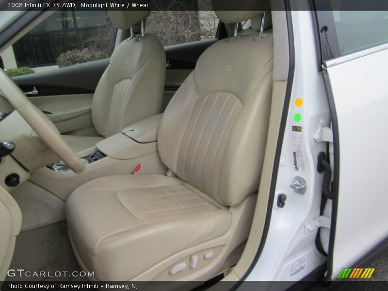Moonlight White / Wheat 2008 Infiniti EX 35 AWD