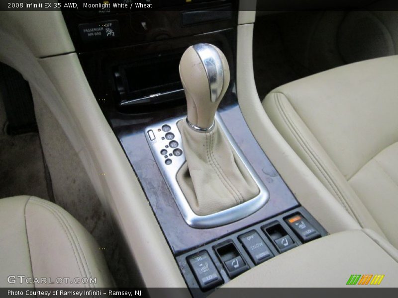 Moonlight White / Wheat 2008 Infiniti EX 35 AWD