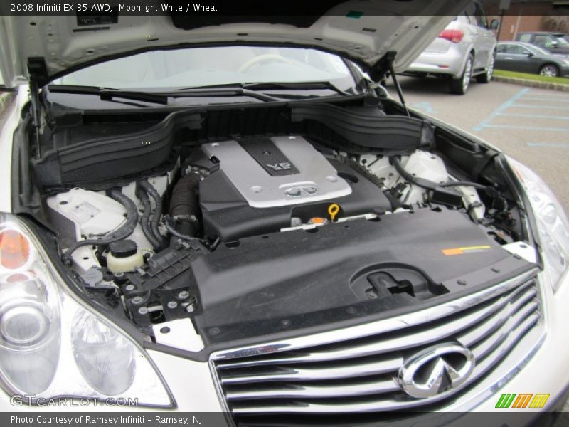 Moonlight White / Wheat 2008 Infiniti EX 35 AWD