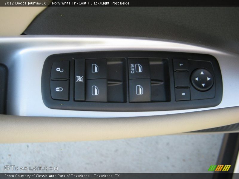 Ivory White Tri-Coat / Black/Light Frost Beige 2012 Dodge Journey SXT