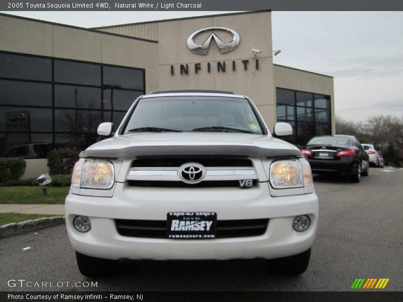 Natural White / Light Charcoal 2005 Toyota Sequoia Limited 4WD