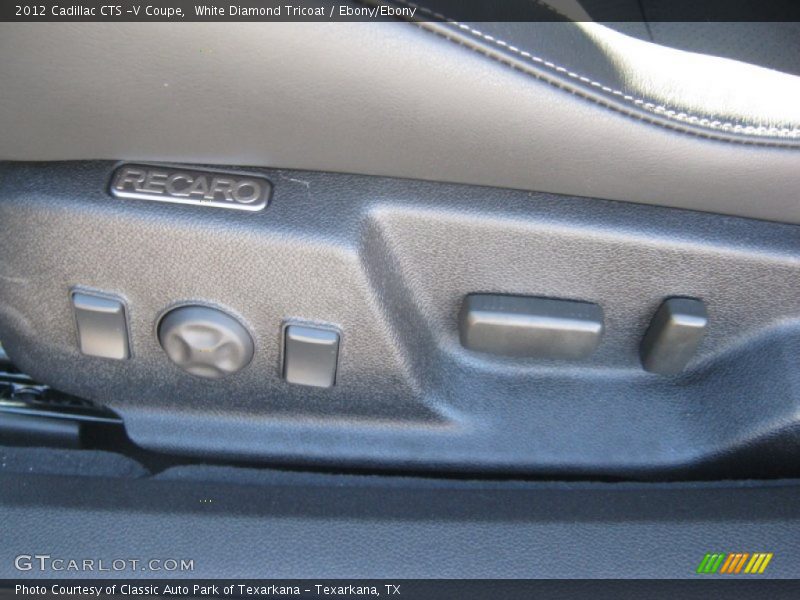 Controls of 2012 CTS -V Coupe