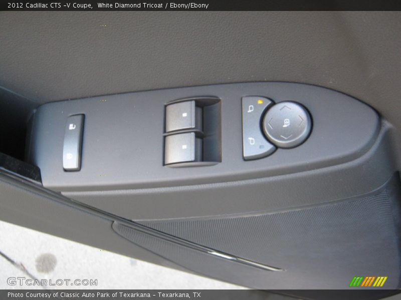 White Diamond Tricoat / Ebony/Ebony 2012 Cadillac CTS -V Coupe