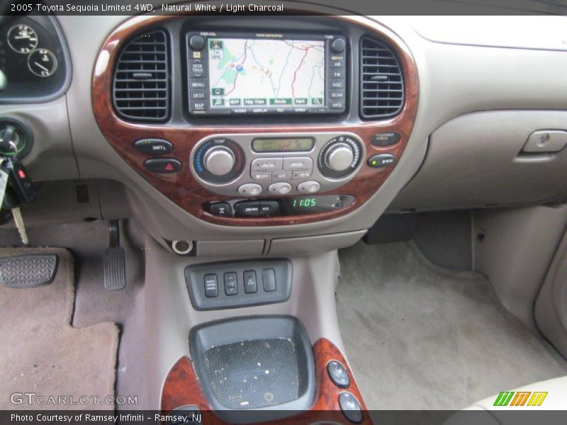 Natural White / Light Charcoal 2005 Toyota Sequoia Limited 4WD