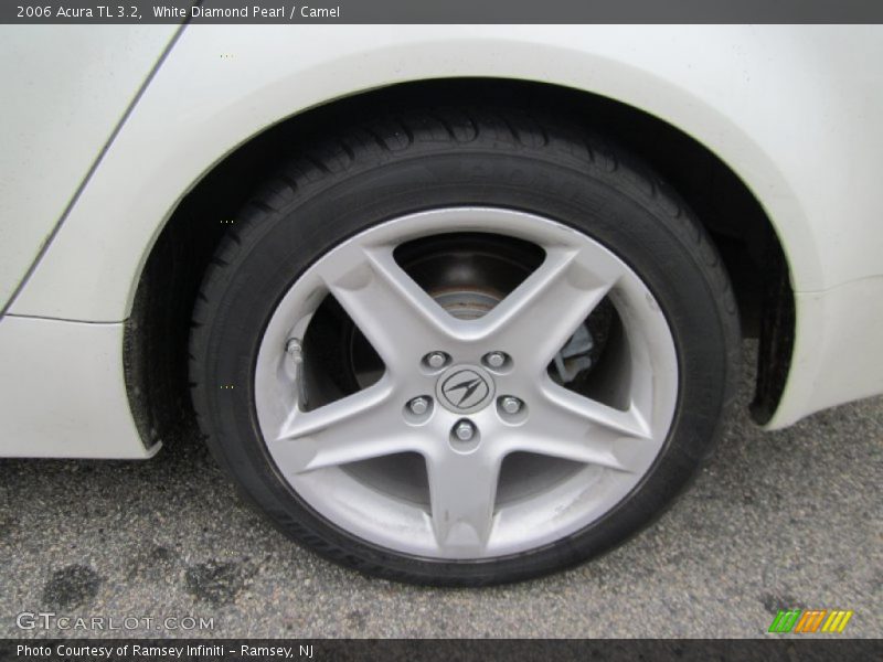 White Diamond Pearl / Camel 2006 Acura TL 3.2