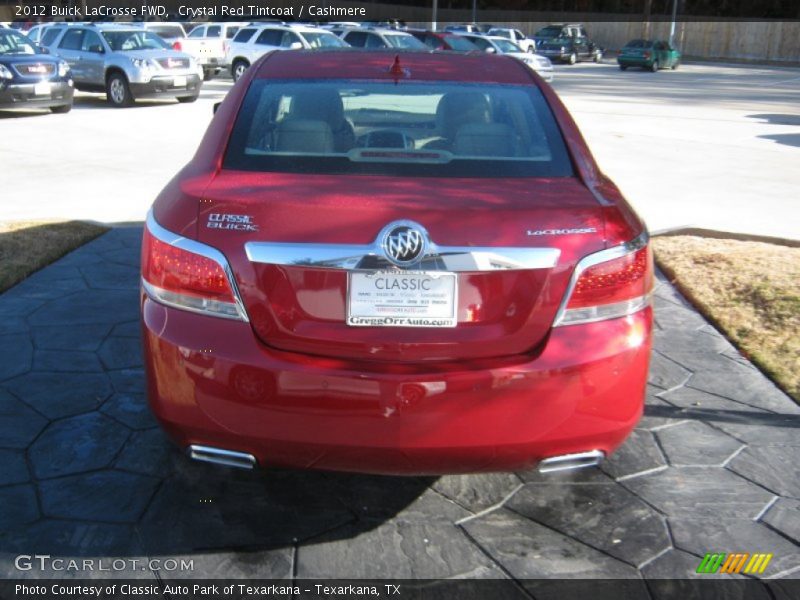 Crystal Red Tintcoat / Cashmere 2012 Buick LaCrosse FWD