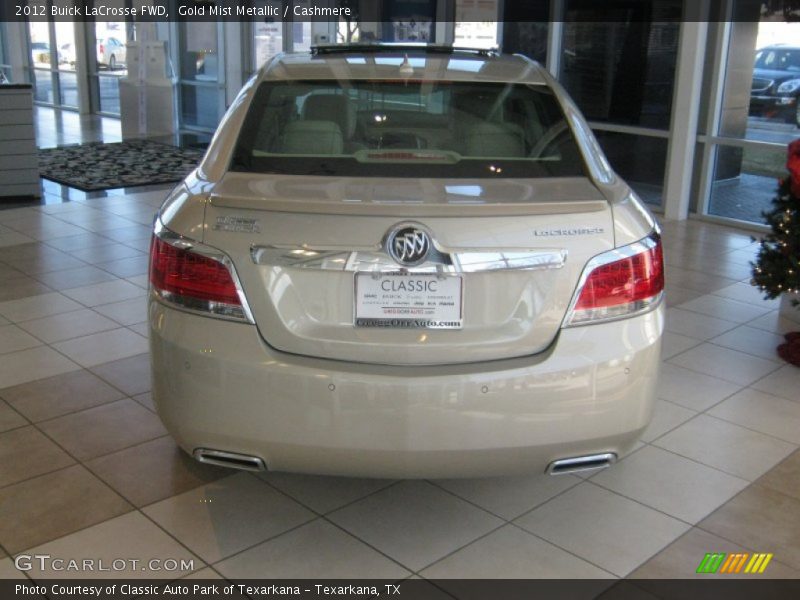 Gold Mist Metallic / Cashmere 2012 Buick LaCrosse FWD