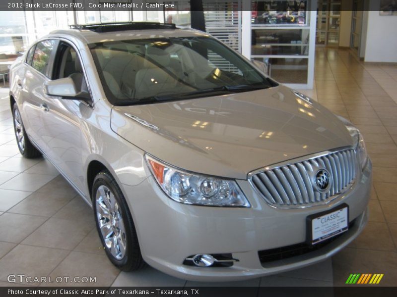 Gold Mist Metallic / Cashmere 2012 Buick LaCrosse FWD
