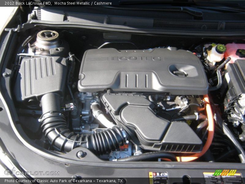  2012 LaCrosse FWD Engine - 2.4 Liter SIDI DOHC 16-Valve VVT 4 Cylinder Gasoline/eAssist Electric Motor