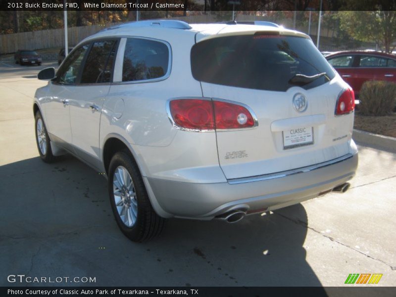White Diamond Tricoat / Cashmere 2012 Buick Enclave FWD
