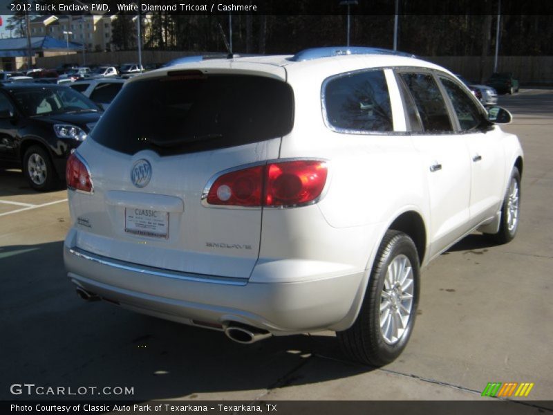 White Diamond Tricoat / Cashmere 2012 Buick Enclave FWD