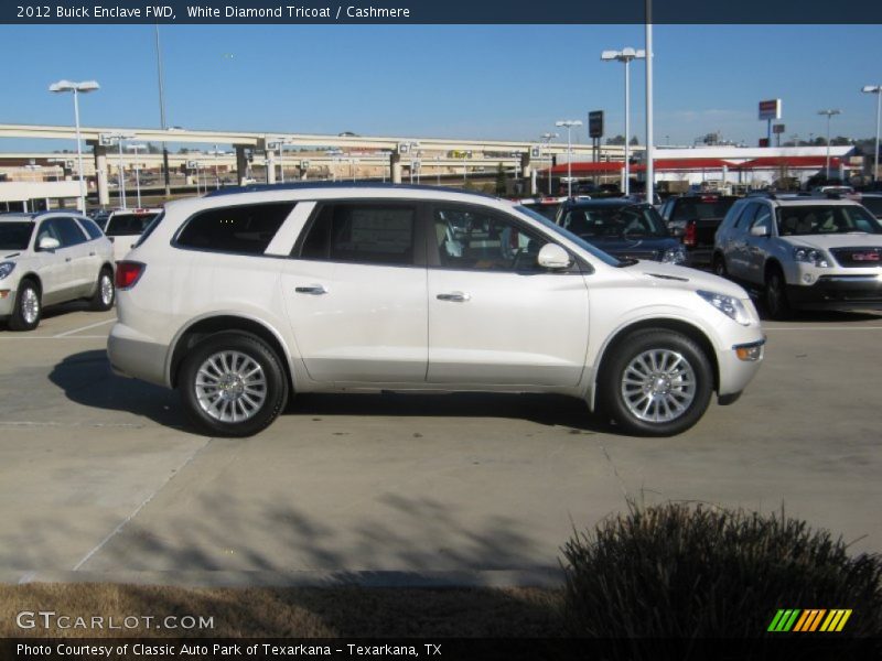 White Diamond Tricoat / Cashmere 2012 Buick Enclave FWD
