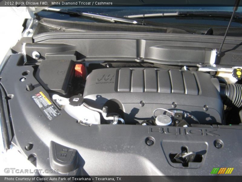 White Diamond Tricoat / Cashmere 2012 Buick Enclave FWD
