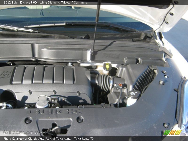 White Diamond Tricoat / Cashmere 2012 Buick Enclave FWD