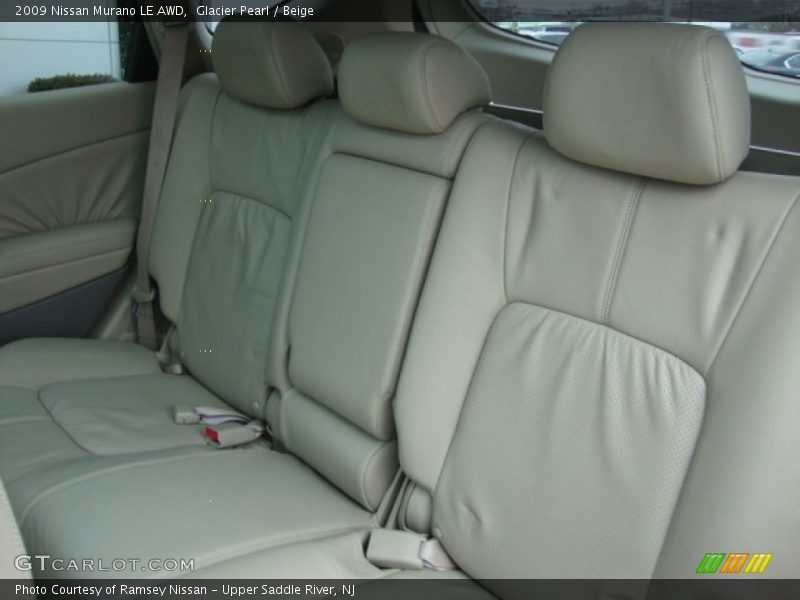 Glacier Pearl / Beige 2009 Nissan Murano LE AWD