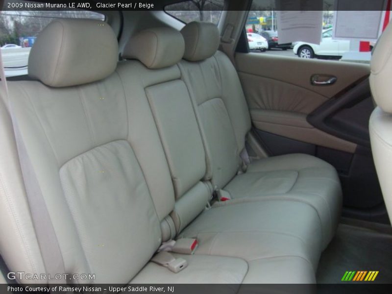 Glacier Pearl / Beige 2009 Nissan Murano LE AWD