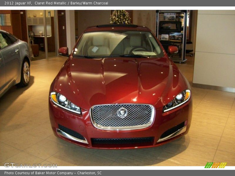 Claret Red Metallic / Barley/Warm Charcoal 2012 Jaguar XF