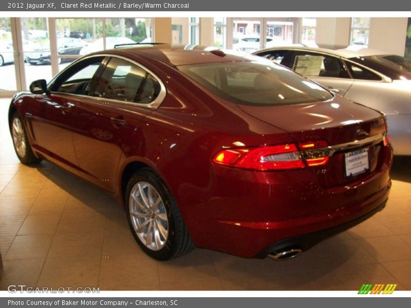 Claret Red Metallic / Barley/Warm Charcoal 2012 Jaguar XF
