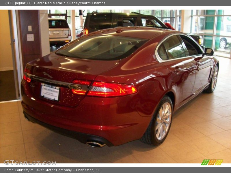 Claret Red Metallic / Barley/Warm Charcoal 2012 Jaguar XF