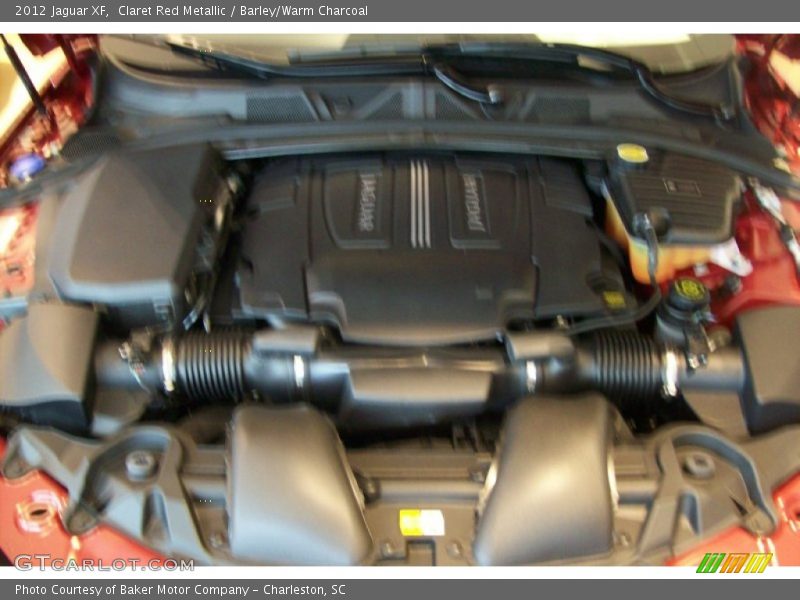 Claret Red Metallic / Barley/Warm Charcoal 2012 Jaguar XF