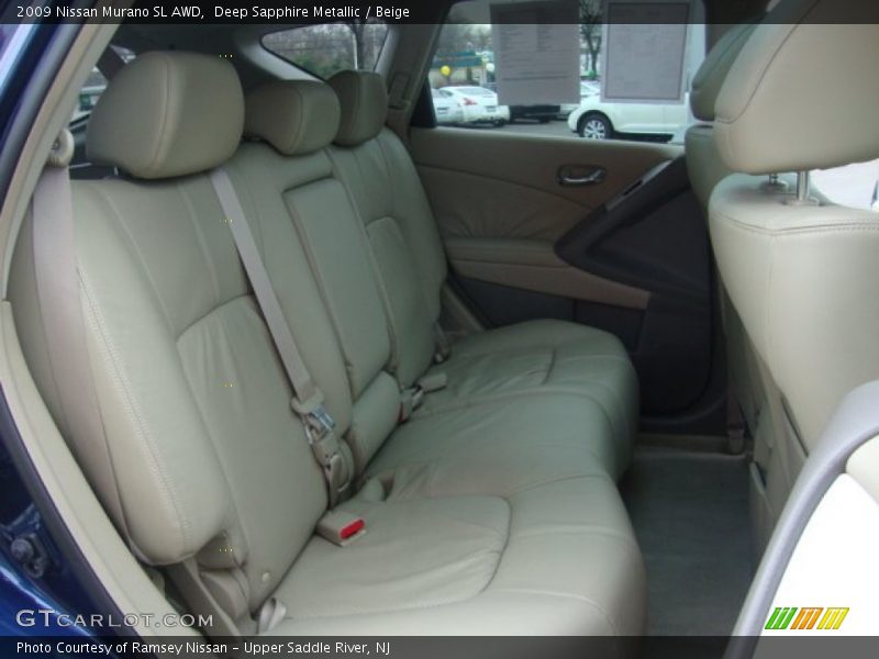 Deep Sapphire Metallic / Beige 2009 Nissan Murano SL AWD