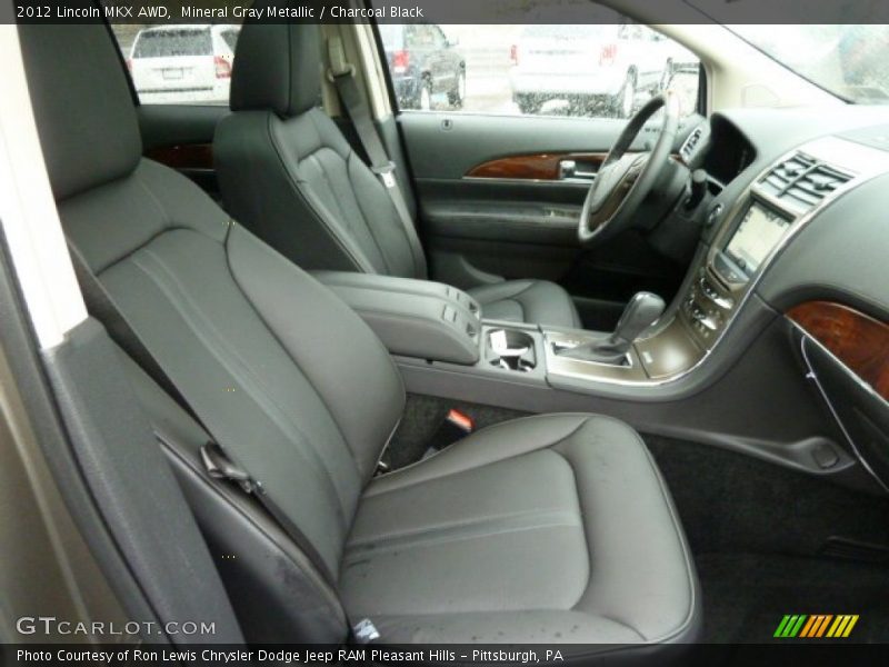 Mineral Gray Metallic / Charcoal Black 2012 Lincoln MKX AWD