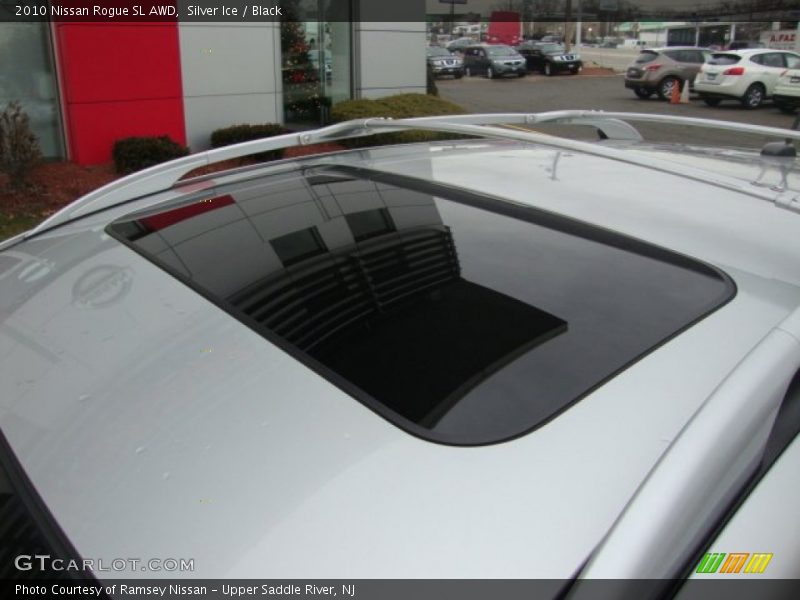 Silver Ice / Black 2010 Nissan Rogue SL AWD