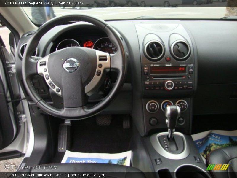 Silver Ice / Black 2010 Nissan Rogue SL AWD