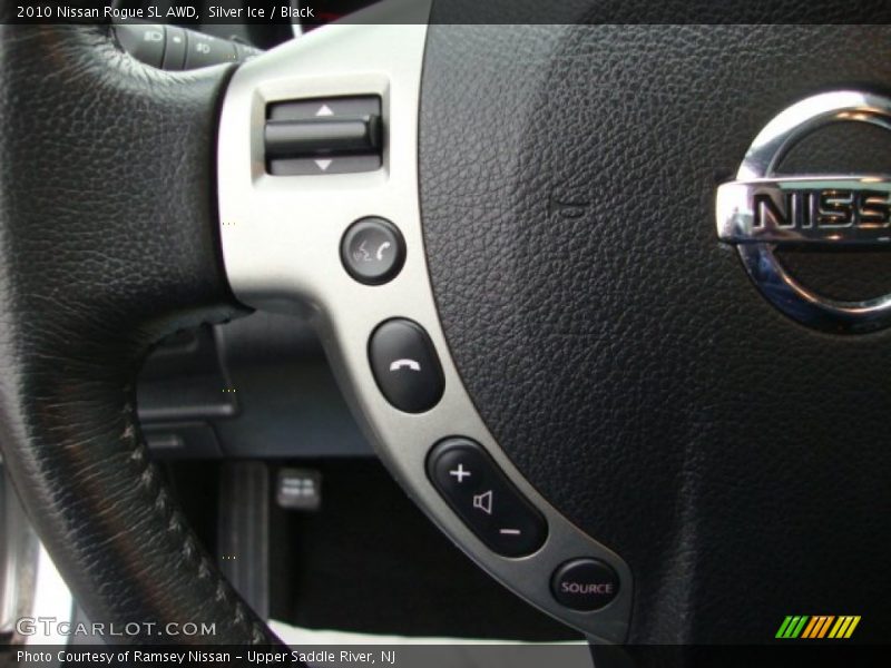 Silver Ice / Black 2010 Nissan Rogue SL AWD