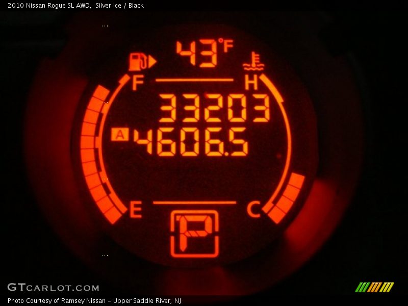 Silver Ice / Black 2010 Nissan Rogue SL AWD