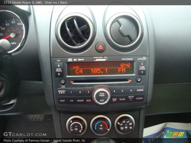Silver Ice / Black 2010 Nissan Rogue SL AWD