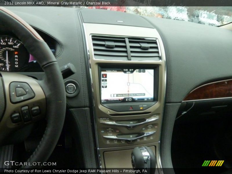 Mineral Gray Metallic / Charcoal Black 2012 Lincoln MKX AWD
