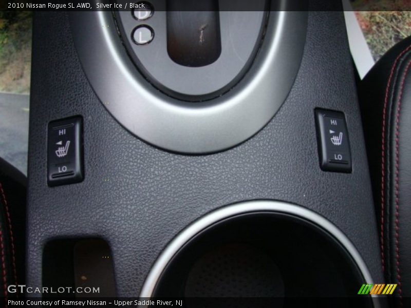 Silver Ice / Black 2010 Nissan Rogue SL AWD