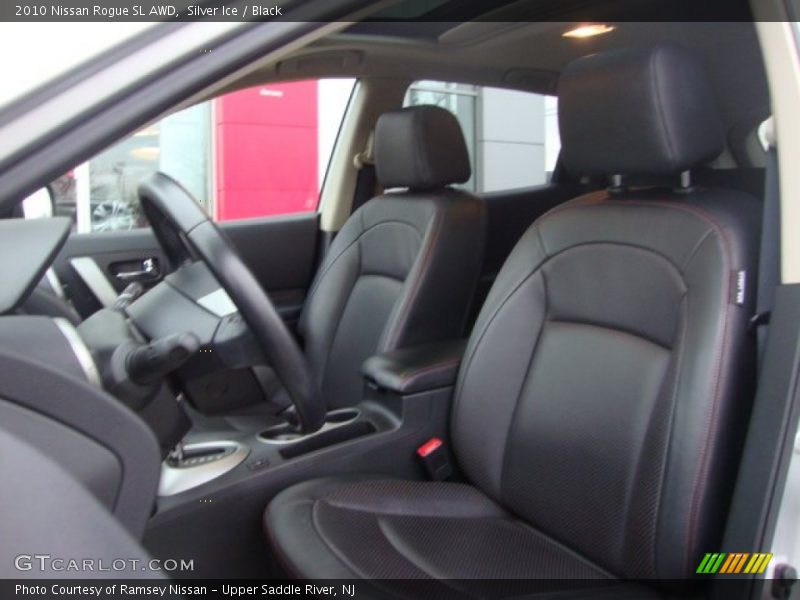 Silver Ice / Black 2010 Nissan Rogue SL AWD