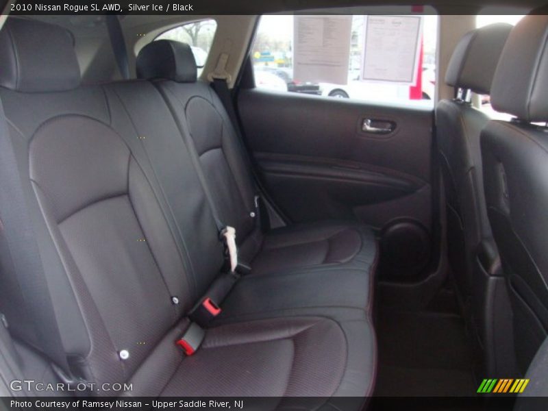 Silver Ice / Black 2010 Nissan Rogue SL AWD