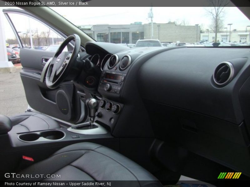 Silver Ice / Black 2010 Nissan Rogue SL AWD