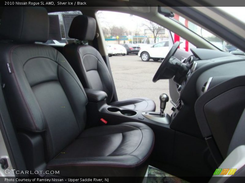 Silver Ice / Black 2010 Nissan Rogue SL AWD