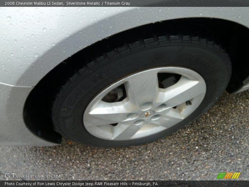Silverstone Metallic / Titanium Gray 2008 Chevrolet Malibu LS Sedan