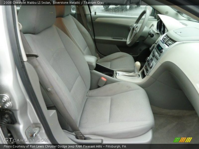 Silverstone Metallic / Titanium Gray 2008 Chevrolet Malibu LS Sedan