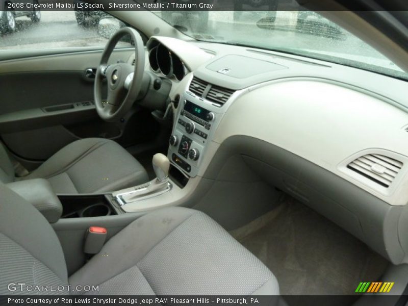 Silverstone Metallic / Titanium Gray 2008 Chevrolet Malibu LS Sedan