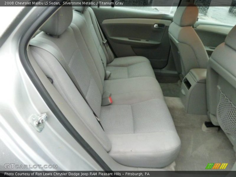 Silverstone Metallic / Titanium Gray 2008 Chevrolet Malibu LS Sedan