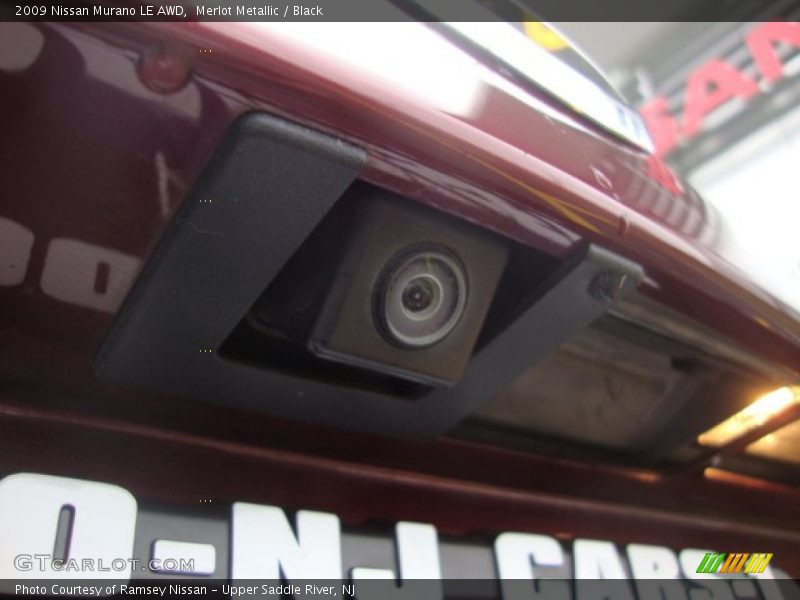 Merlot Metallic / Black 2009 Nissan Murano LE AWD