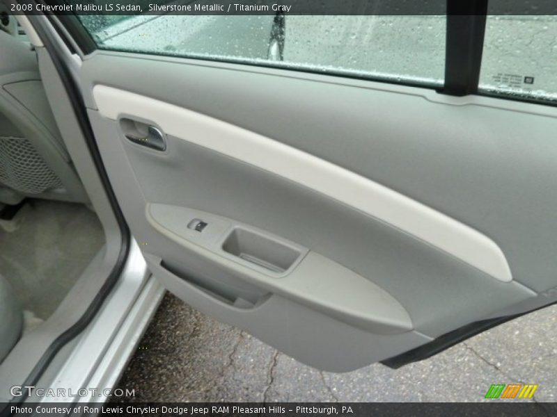 Silverstone Metallic / Titanium Gray 2008 Chevrolet Malibu LS Sedan