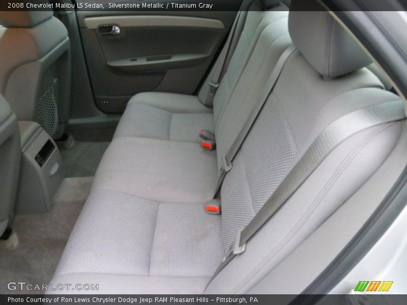 Silverstone Metallic / Titanium Gray 2008 Chevrolet Malibu LS Sedan