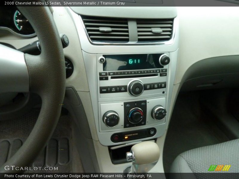 Silverstone Metallic / Titanium Gray 2008 Chevrolet Malibu LS Sedan