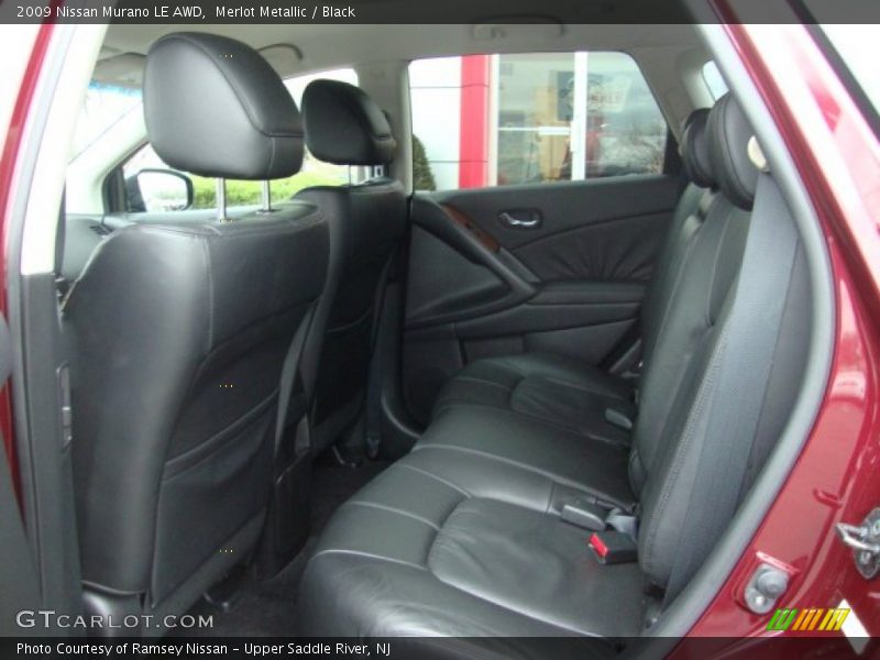 Merlot Metallic / Black 2009 Nissan Murano LE AWD